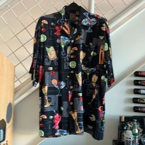 Cocktail button up shirt